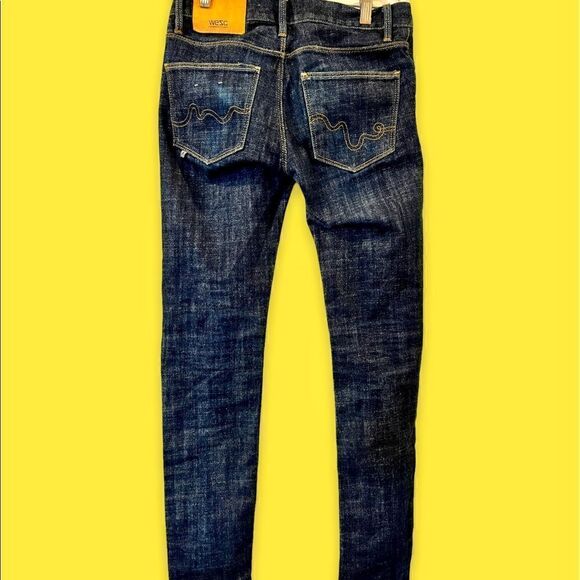 WESC Alessandro Mens Super Slim Denim Jeans, W28 L32 Worn By Actor On TV Show - Picture 1 of 6